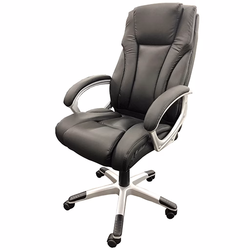 Executive Desk Chair, Chrome Base